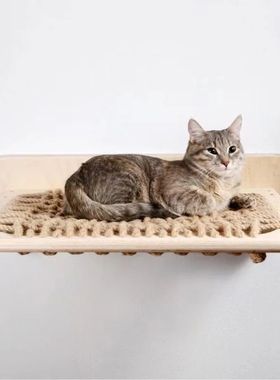 Rede de parede para gato, cama pendurada, cama pet, esteira,