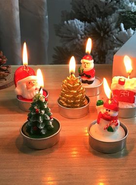 Velas De Atmosfera De Natal, Papai Noel, Boneco De Neve, Xma
