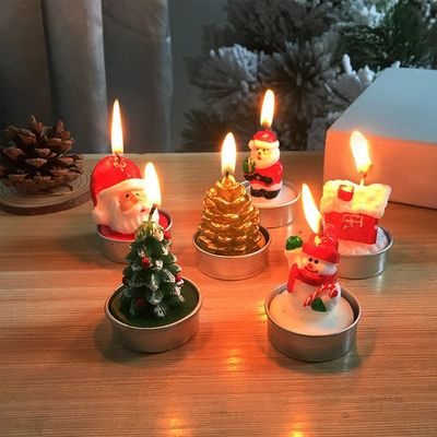 Velas De Atmosfera De Natal, Papai Noel, Boneco De Neve, Xma