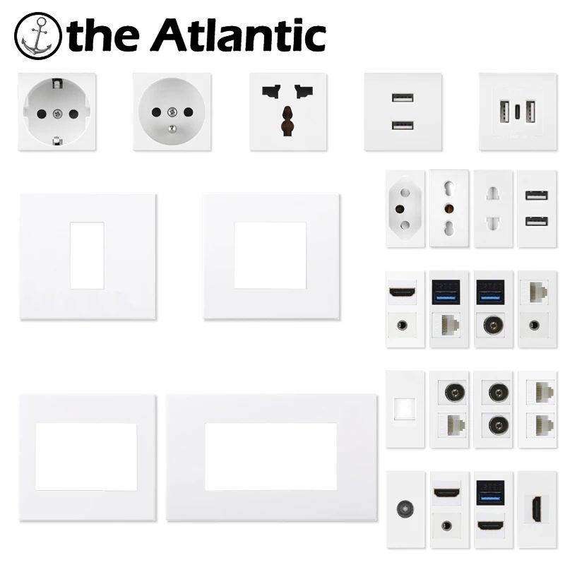 Serie CR1-toma de corriente de pared, enchufe de la UE, Fran