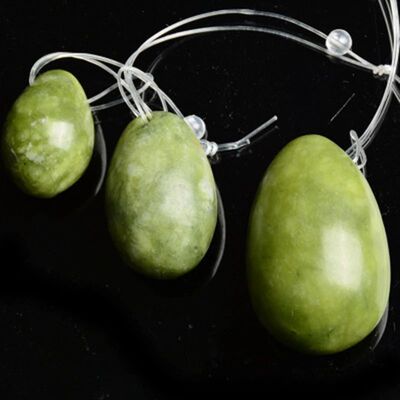 Yoni Egg Natural Green Jade Eggs Vagina Firming Ball Muscles