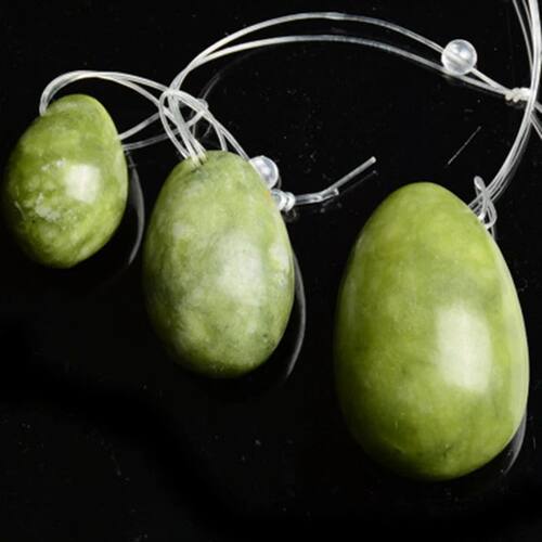 Yoni Egg Natural Green Jade Eggs Vagina Firming Ball Muscles