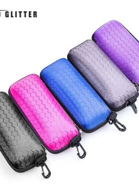 Nova caixa de armazenamento óculos com zíper óculos de ol