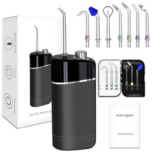 USB Recarregável Mini Irrigador Oral, Flosser de água, Por