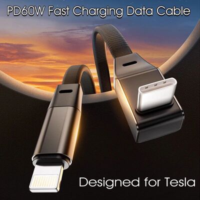Cable de carga rápida para coche, accesorio para Tesla Mode