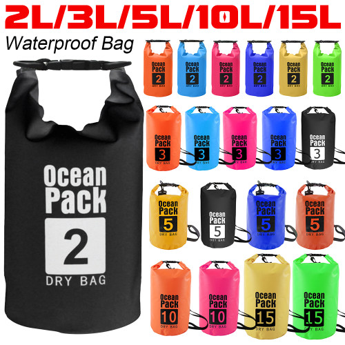 2L/3L/5L/10L/15L Dry Bag Sack Waterproof Bag Ultralight Drif