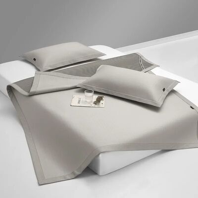 New summer ice silk cool mat bed sheet set, machine washable