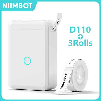 Niimbot-Mini impresora térmica portátil D110, máquina de