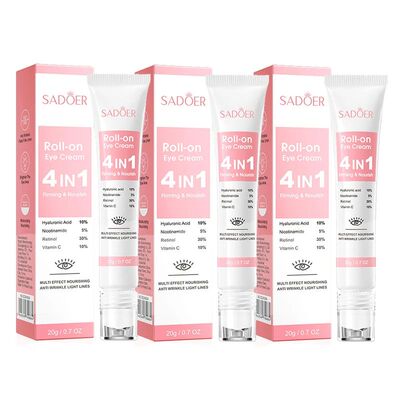 1/2/3pcs SADOER Eye Cream Retinol Nicotinamide Hyaluronic Ac