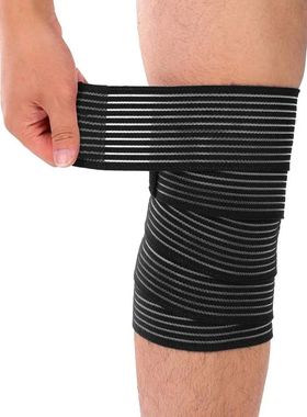 Envoltório elástico extra longo do joelho, bandagem de com