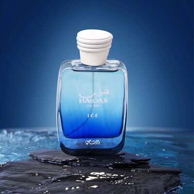 RASASI Hawas Ice Eau De Parfum Spray For Men 3.4 Oz Alcohol-
