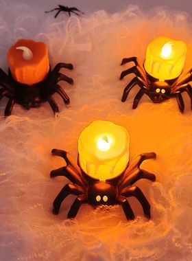 Flameless Halloween LED Candle Lights, Lampada Eletr?nica, A