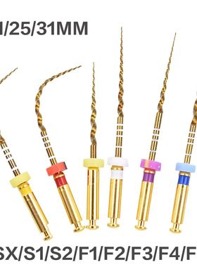 Glin limas flexibles doradas para odontología, instrumento