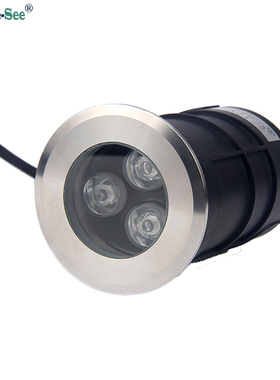 Luz LED subacuática impermeable para piscina, fuente, estan