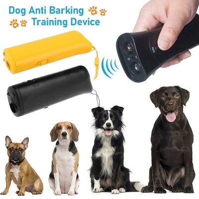 Repelente ultrasónico para perros, linterna LED, equipo de