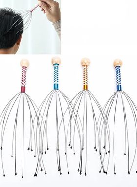 Polvo couro cabeludo cabe?a massageador, n?o alma extrator,