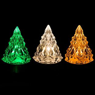 1pc flameless led eletr?nico luz da vela forma da árvore de
