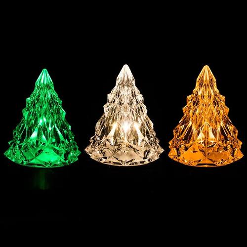 1pc flameless led eletr?nico luz da vela forma da árvore de