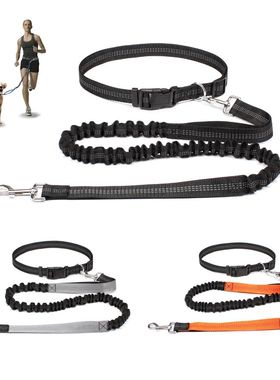 Correa de perro Manos libres para mascotas, caminar, correr,