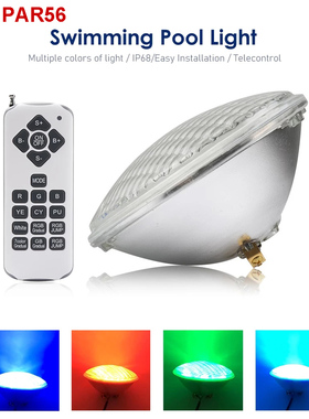 Proyector LED para piscina, iluminación subacuática de 18W