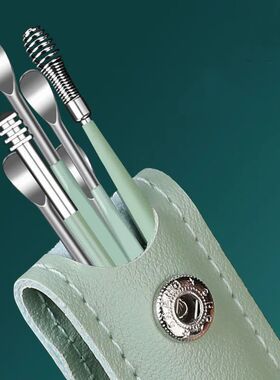 6PCS Stainless Steel Earpick Ear Cleaner Spoon Ear pick Ear