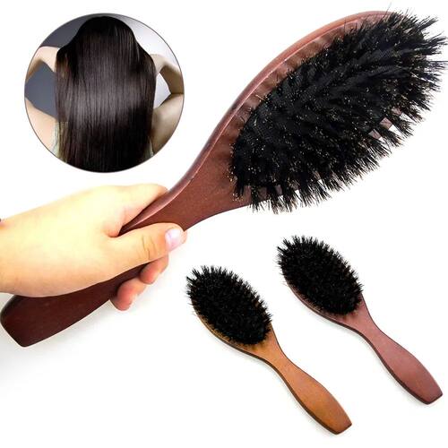 Faia De Madeira Massagem Pente, Ferramenta De Cabelo, Cerdas