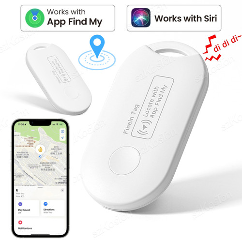 Mini rasador GPS que funciona con iOS, Find My APP, MFI, bus