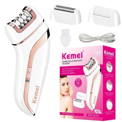 Kemei Women Epilator Electric Hair Removal Facial Body Lady