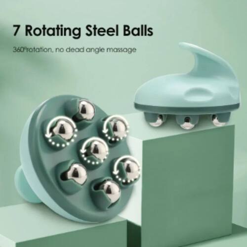 Handheld Ball Massager Magnetic Body Beauty Meridian Brush K