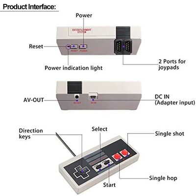 Consola de videojuegos Retro para TV, consola de 8 bits con