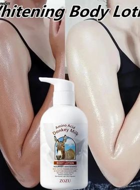 Burro leite pele branqueamento lo??o corporal, rosto, bra?o,