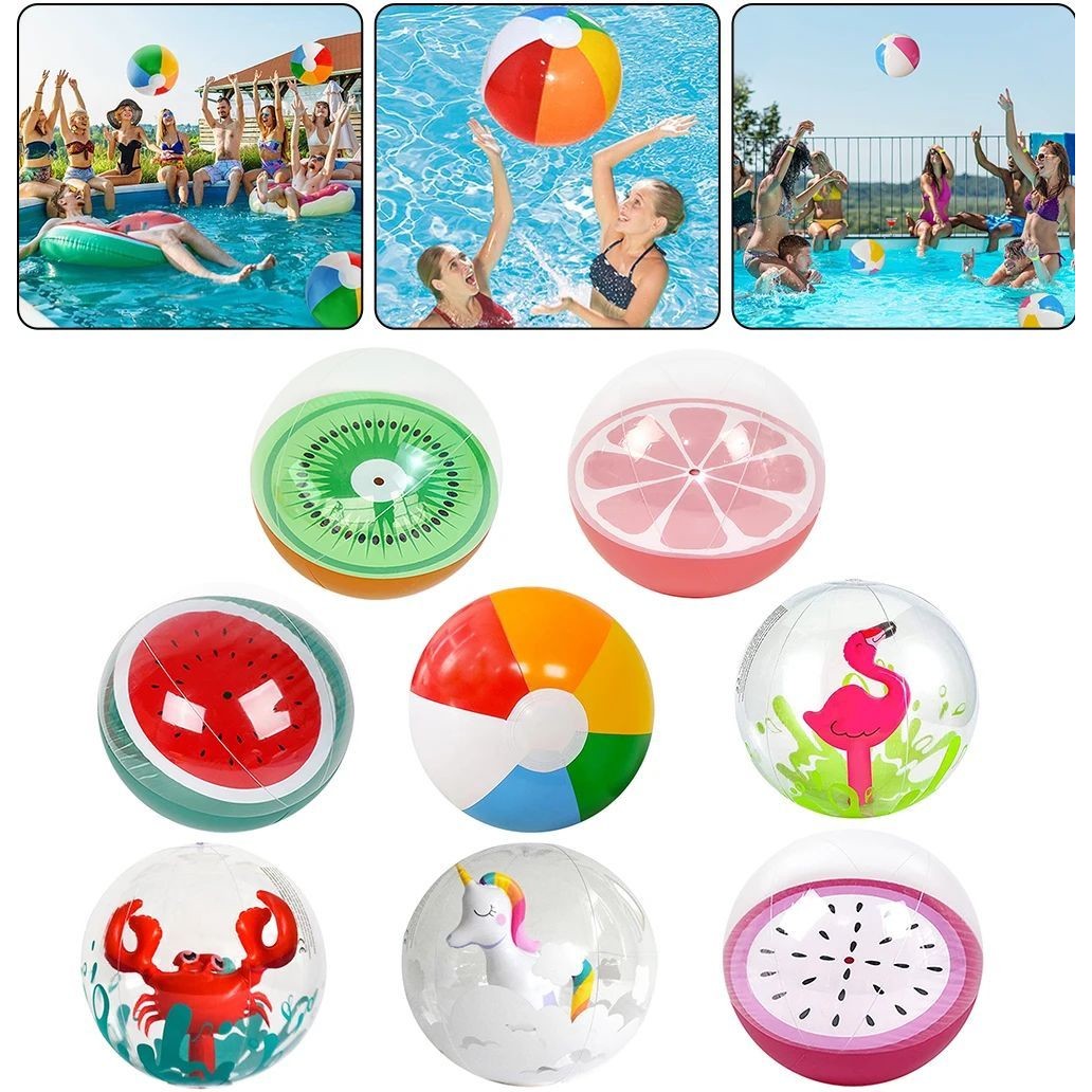 Pelota de agua inflable para ni?os, pelota de playa, accesor