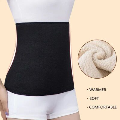 Cachemira aquecedor abdominal cinto inverno engrossar cintur