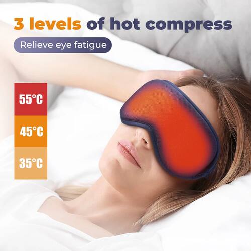Electric Heating Eye Mask for Sleeping Far Infrared Hot Comp