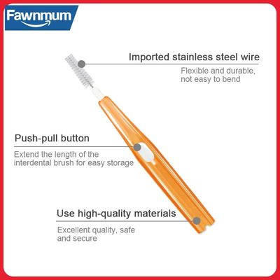Fawnmum-cepillo Interdental para limpieza de dientes, herram