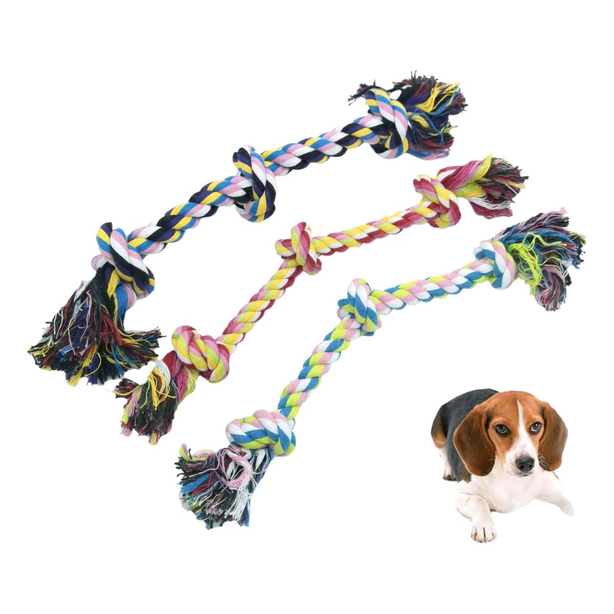 Juguetes para perro, cuerda de 30CM (Color aleatorio), sumin - 实物图