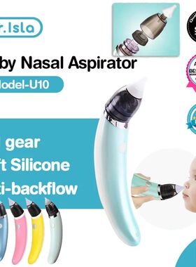 Dr.isla-bebê aspirador nasal elétrico, limpador de nariz,