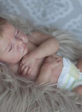 NPK-Mu?eca Reborn de cuerpo completo de 18 pulgadas, mu?eca