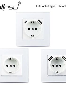 Enchufe de interfaz tipo A con puerto de carga USB, marco de