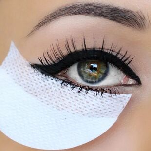 Descartável n?o tecido Eye Shadow Eyeliner Adesivos, Ferram