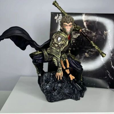 Mito Preto: Wukong Figura Anime, PVC Gk Estátua Modelos, Bo