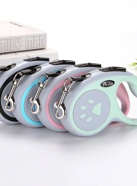 Correa de nailon para perros de 3m y 5m, automática, retrá