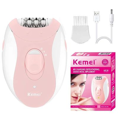 Kemei Women Epilator Electric Hair Removal Facial Body Lady