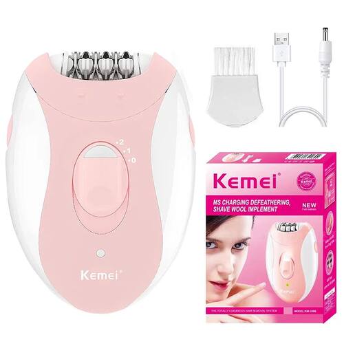 Kemei Women Epilator Electric Hair Removal Facial Body Lady