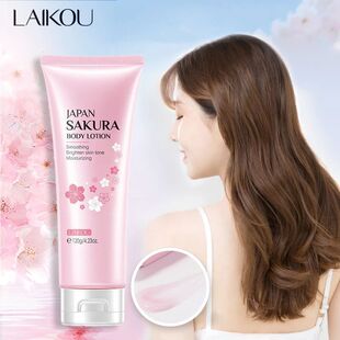 LAKOU-Cherry Blossom Lo??o Corporal, Refrescante, Hidratante