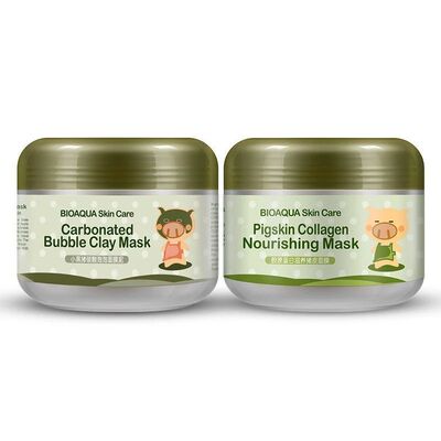 Bioaqua-máscara facial hidratante com colágeno, máscara d