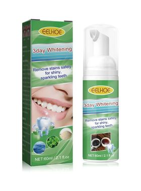 Mousse de limpeza profunda dos dentes pasta de dente respira