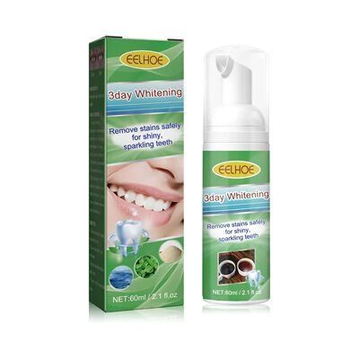Mousse de limpeza profunda dos dentes pasta de dente respira