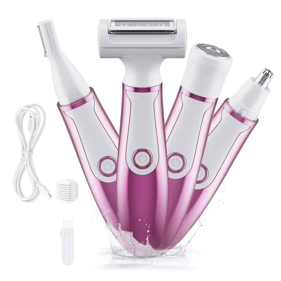 Electric Shaver for Intimate Care of Women's 4in1 Armpit Hai