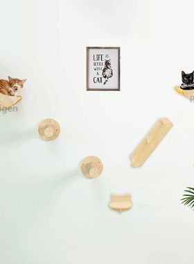 Camas de rede montadas na parede para gatos, Prateleira de e